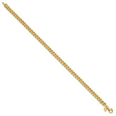 14K Polished Curb Link Bracelet